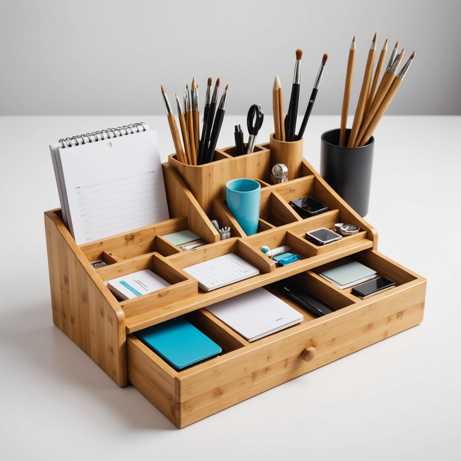 Organizador de Escritorio Bambú
